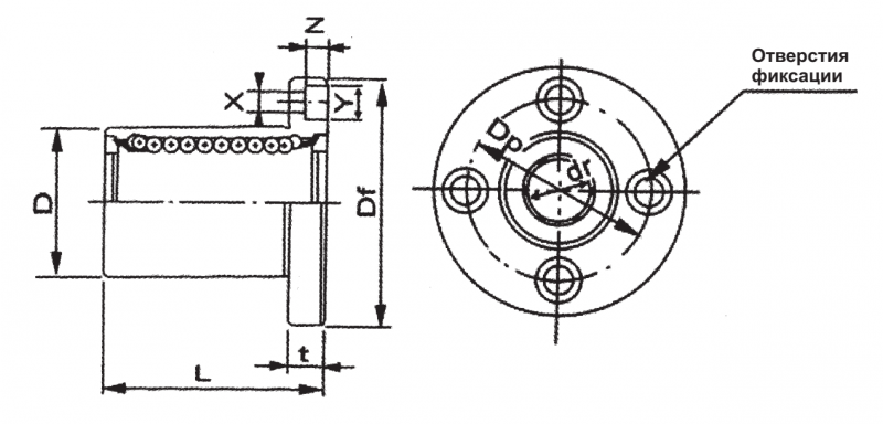 Подшипник LMF 35 FBJ