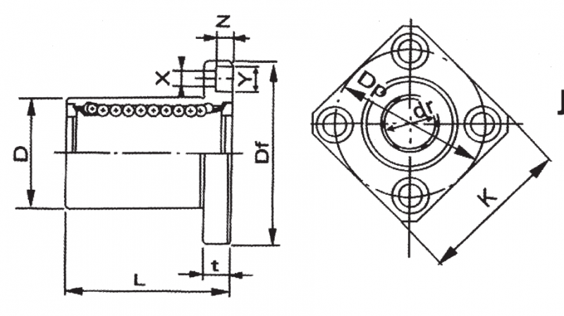 Подшипник LMK 6 FBJ