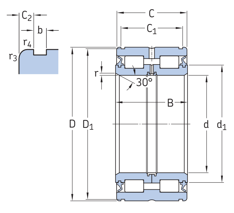 Подшипник NNF5018ADA-2LSV SKF