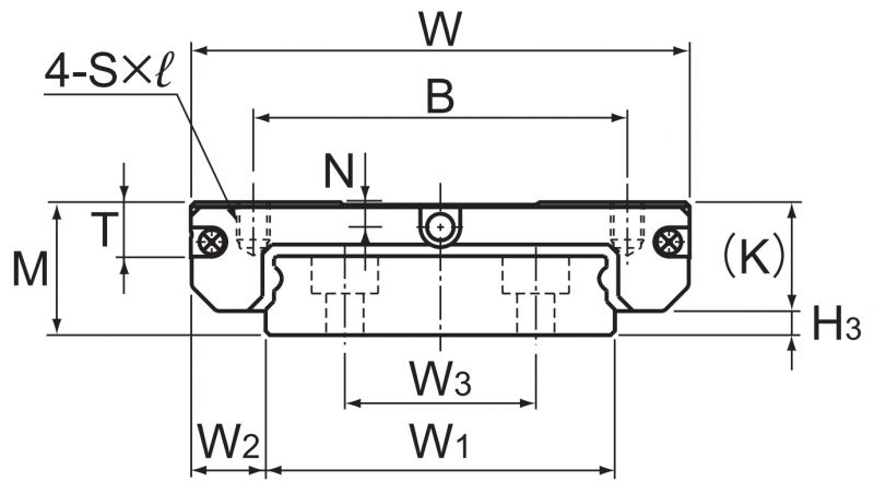 Подшипник 1 SRS 15WS THK