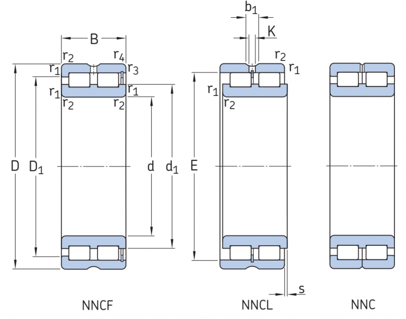 Подшипник NNCF5028CV SKF