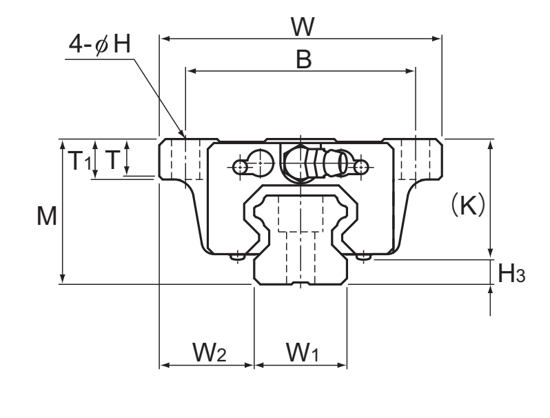 Подшипник HSR 20M1B THK