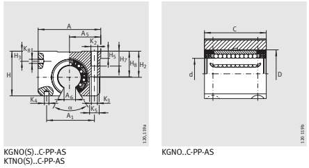 Подшипник KGNO 16 C-PP-AS INA