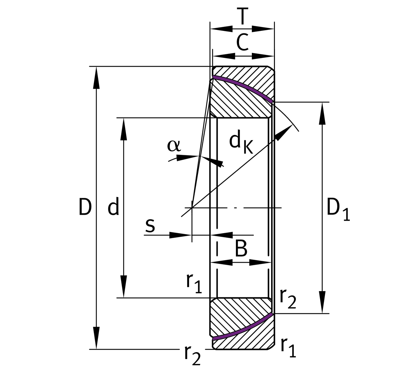 Подшипник GE200-SW INA