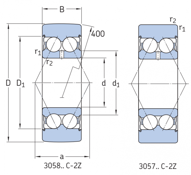 Подшипник 305701C-2Z SKF