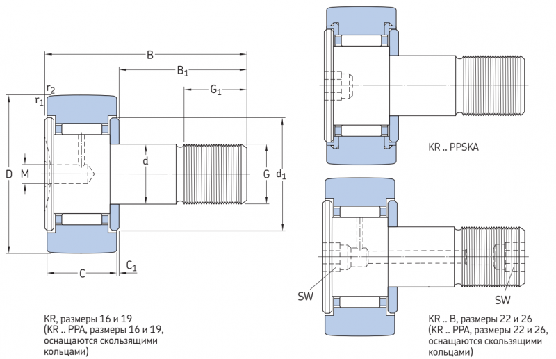 Подшипник KR16 SKF