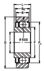 Подшипник LR202RRU INA