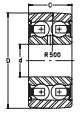 Подшипник LR5201KDD INA