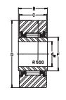 Подшипник NA2203 2RS INA