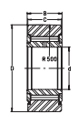 Подшипник NATV30 INA