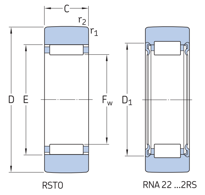 Подшипник RSTO 35 SKF