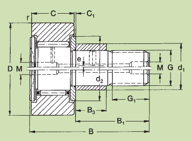 Подшипник CFE 44 INA