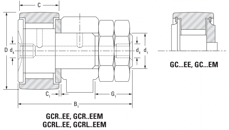 Подшипник GCRL 22 Torrington