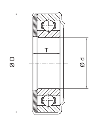 Подшипник F 15052 A&S - Fersa