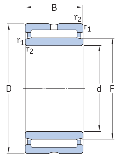 Подшипник NA4868 SKF