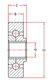 Подшипник CB 28-9-10-20-FC BECO