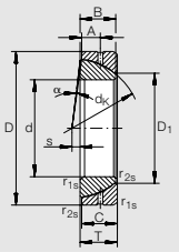 Подшипник GE 60SX INA