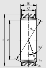 Подшипник GE 560 DO-2RS4 INA