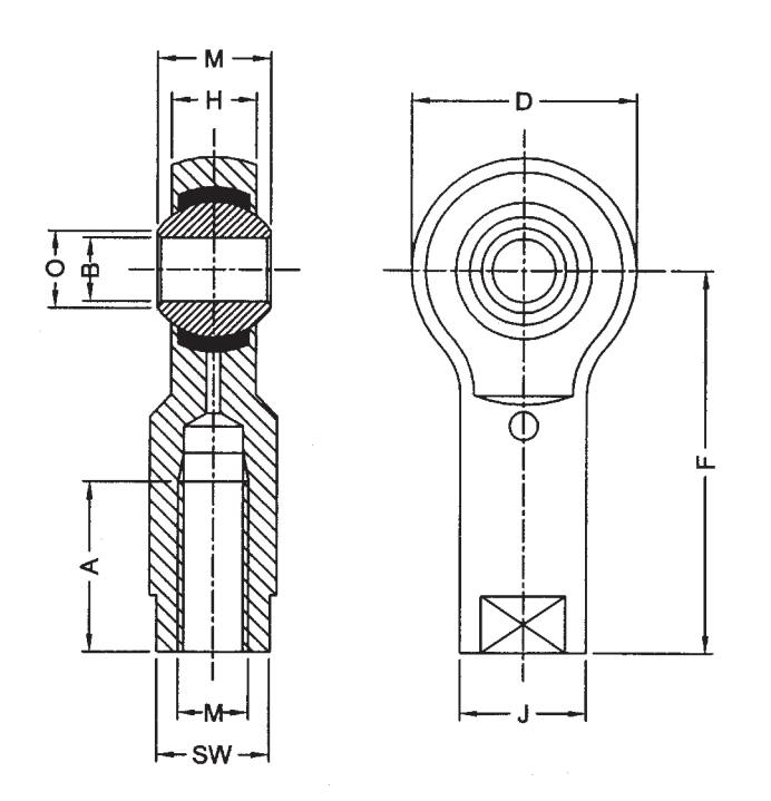 Подшипник SI 17ES-F L FBJ