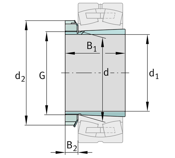 Подшипник HM44T FAG