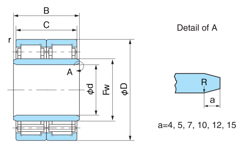 Подшипник FCD85S1 Nachi