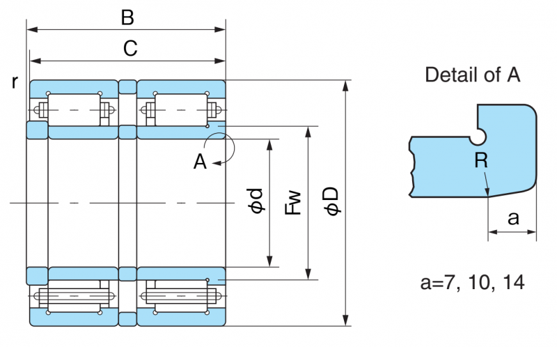 Подшипник FCD120S9 Nachi