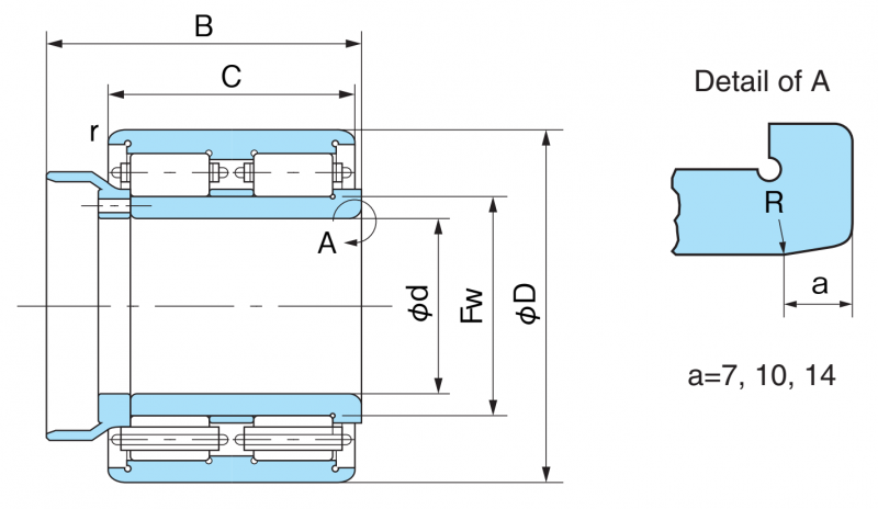 Подшипник FCD120S20 Nachi