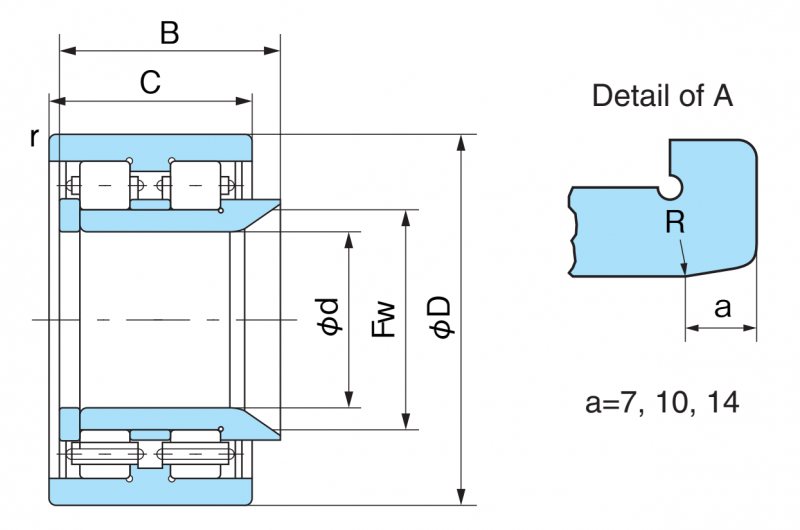 Подшипник FCD130S3 Nachi