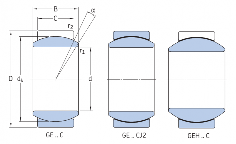 Подшипник GE10C SKF