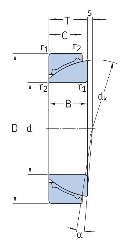 Подшипник GAC100F SKF