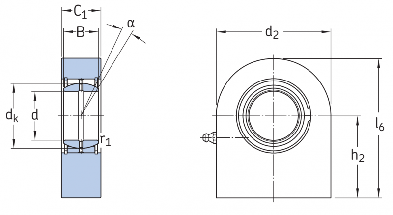 Подшипник SCF100ES SKF