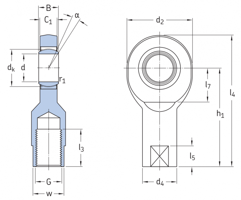 Подшипник SI6C SKF