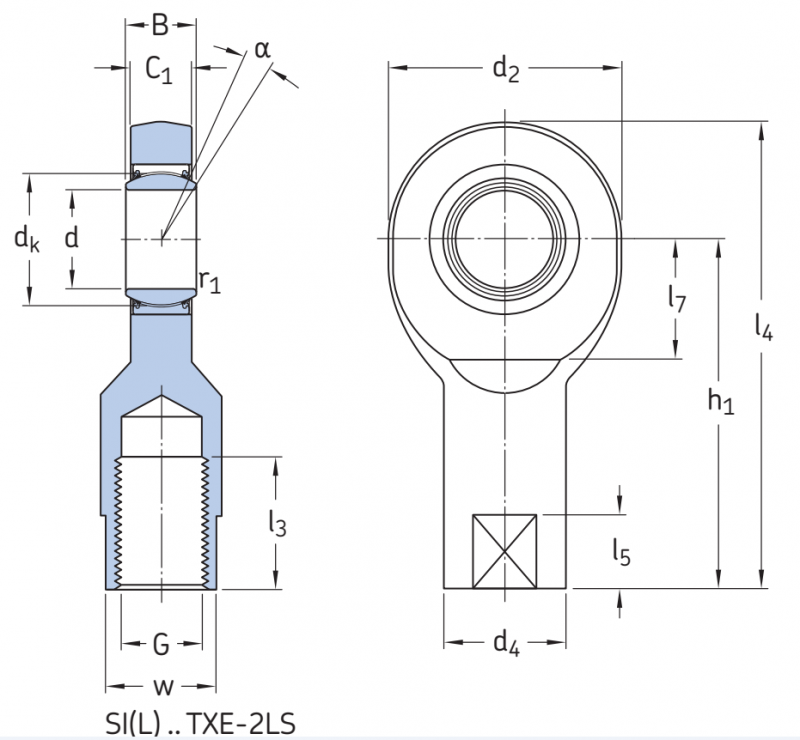 Подшипник SI45TXE-2LS SKF