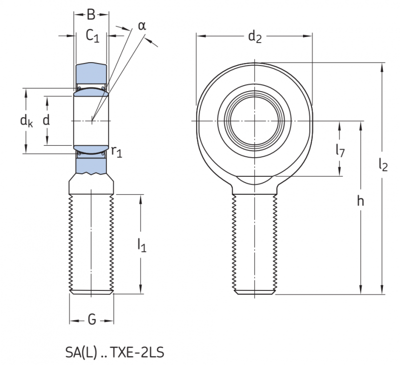 Подшипник SALA50TXE-2LS SKF