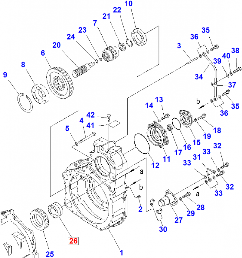 Подшипник 711-49-14230