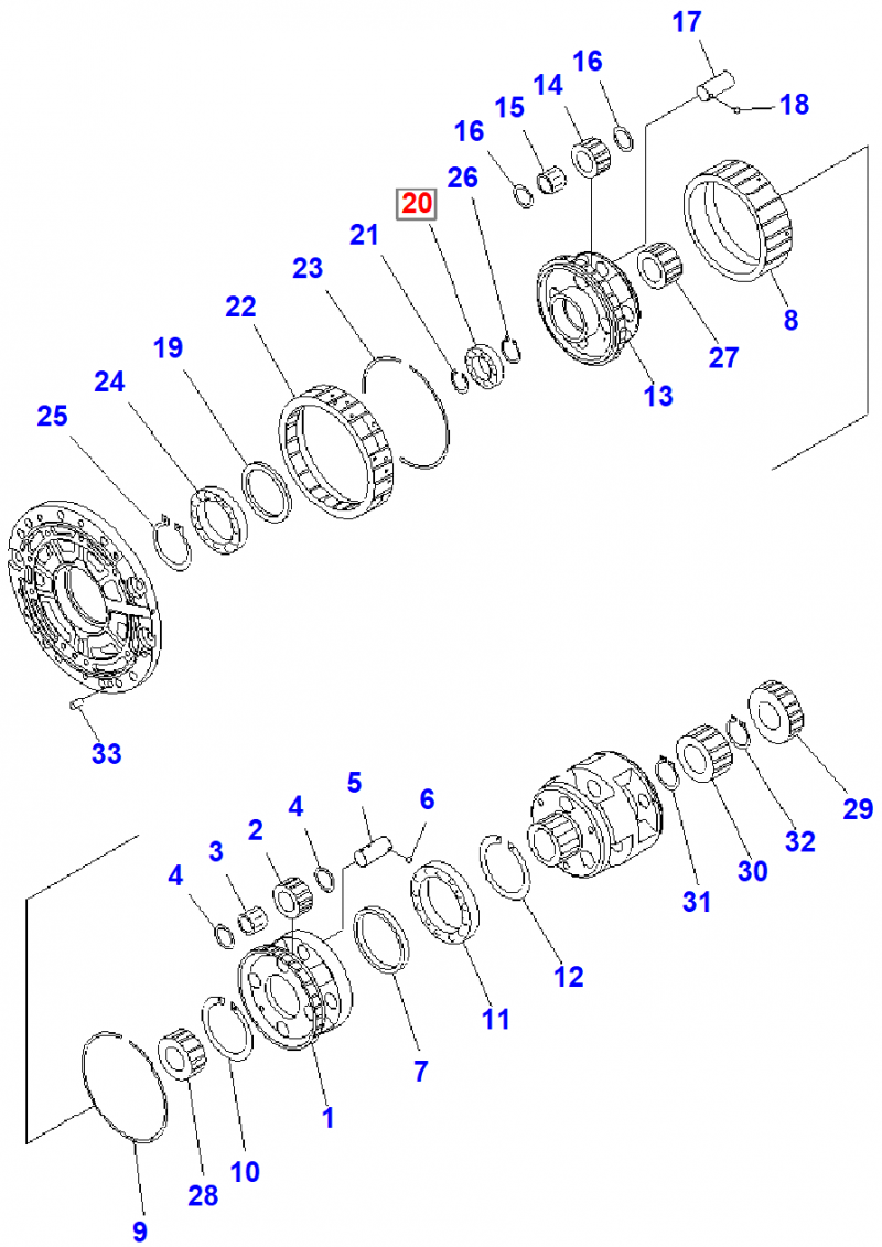 Подшипник 14X-15-29610