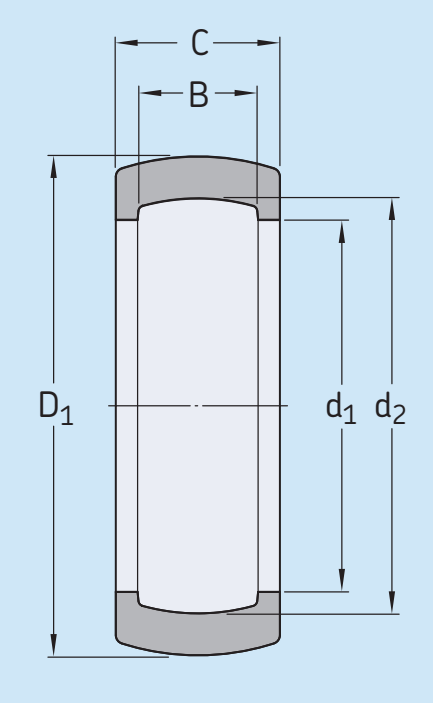 Подшипник RIS204 SKF