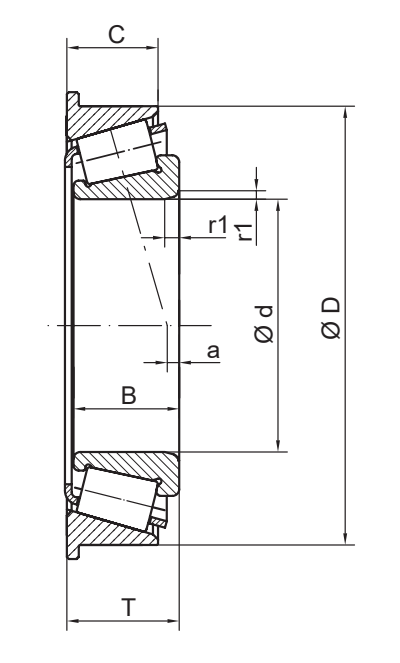 Подшипник L29002/L29001 A&S - Fersa