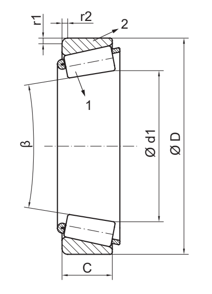 Подшипник 14XS A&S - Fersa