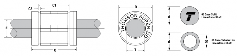 Подшипник SUPER8-DD Thomson