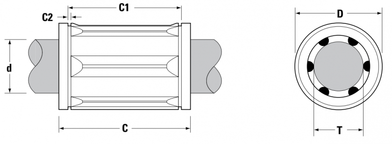 Подшипник A61014 Thomson