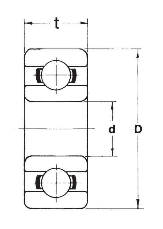 Подшипник SSR20 FBJ