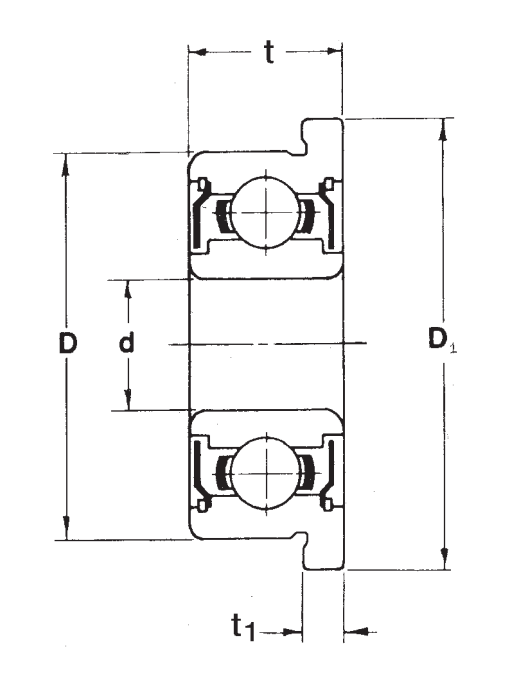 Подшипник SSFR2-5ZZ FBJ