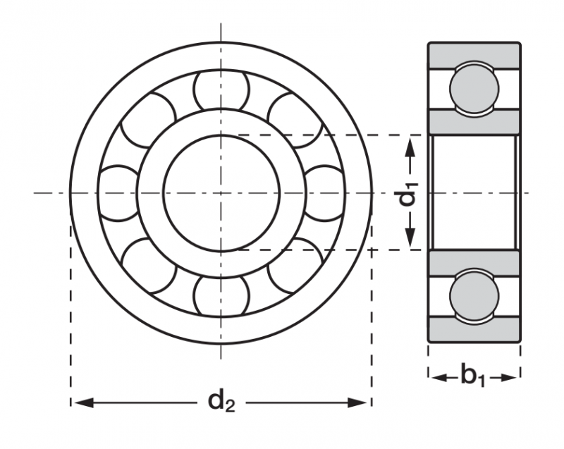 Подшипник B6008B1E Igus GmbH