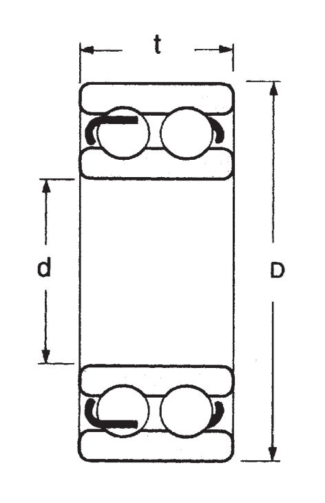 Подшипник 4310 2RS FBJ