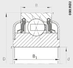 Подшипник KLX13X40X18,3-IA01 INA