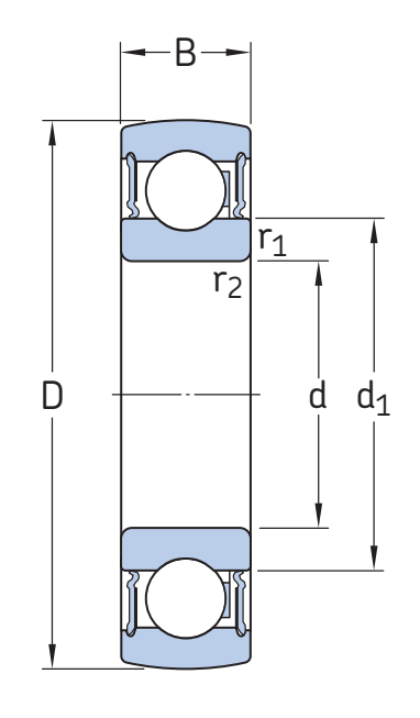 Подшипник 1726205-2RS1 SKF