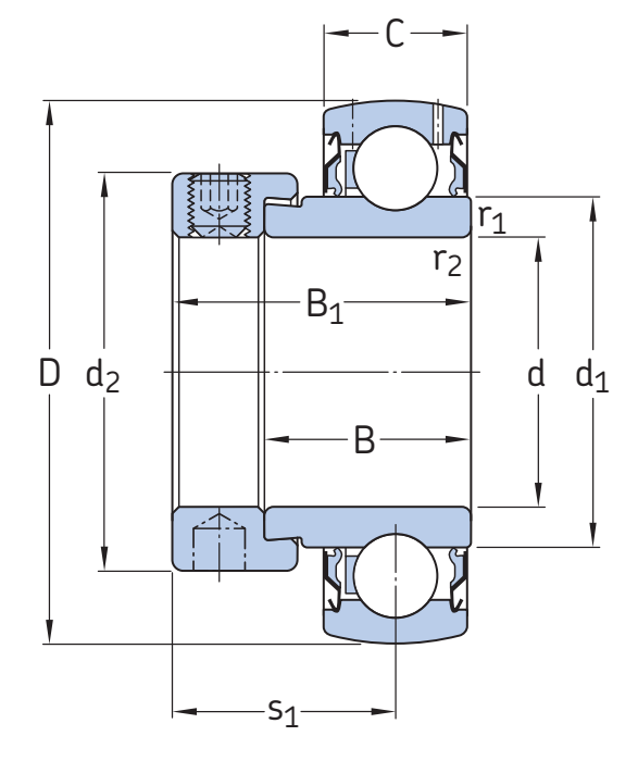 Подшипник YELAG 209-111 SKF