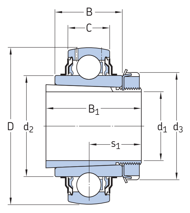 Подшипник YSA205-2FK SKF