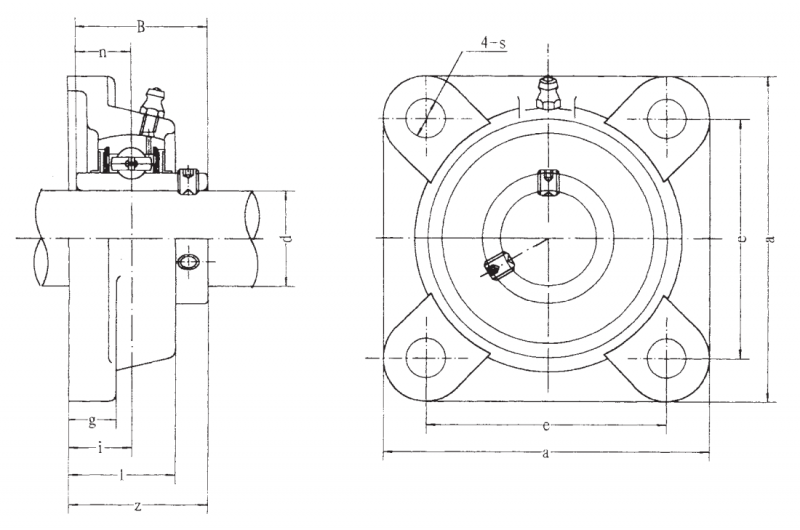 Подшипник SP UCF 206-18 CD FBJ